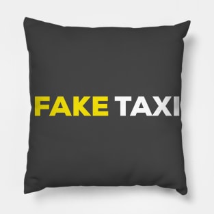 fake taxi tshirt Pillow