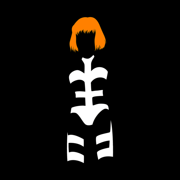 The Fifth Element Leeloo silhouette by frekioxo