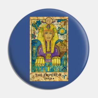 The Emperor. Major Arcana Tarot Card. Pin