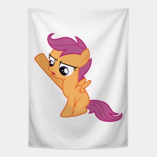 Scootaloo on the ground Tapestry