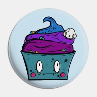 scary cake Pin