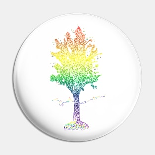 LGBTQ+ Tree Pin