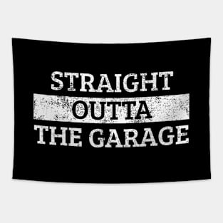 Garage Car Mechanic Vintage Tapestry