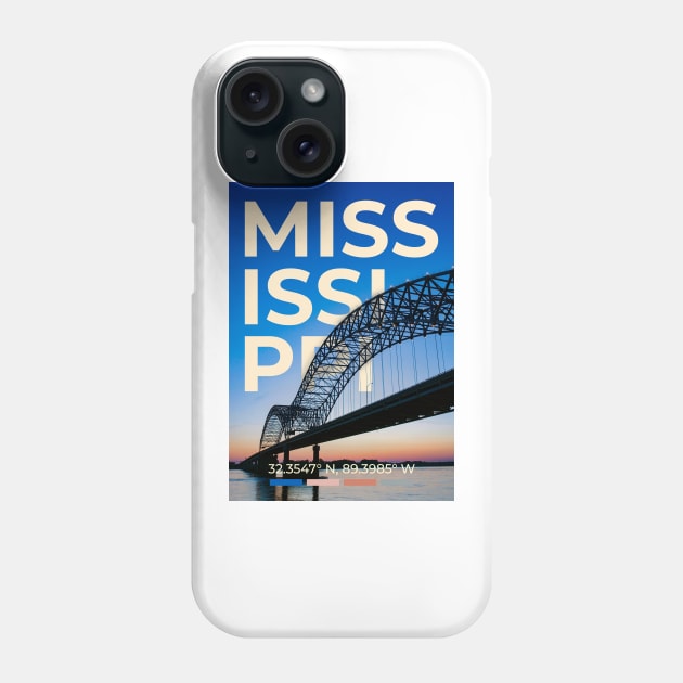 Mississippi Phone Case by mardavemardave