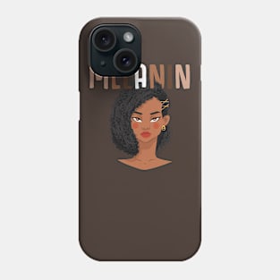 melanin queen Phone Case