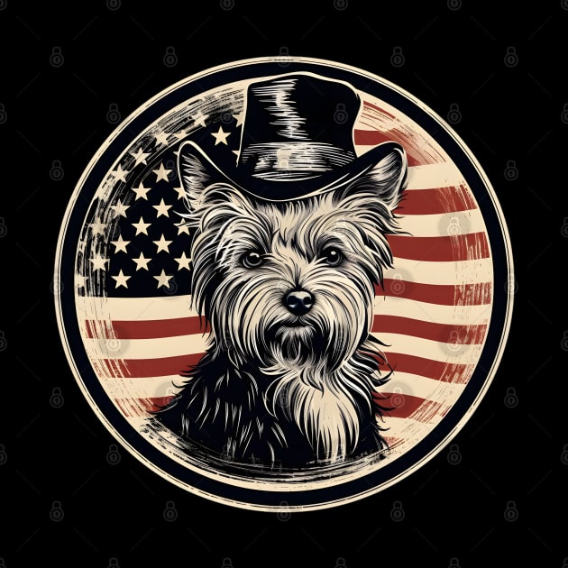 Patriotic Yorkshire Terrier by NatashaCuteShop