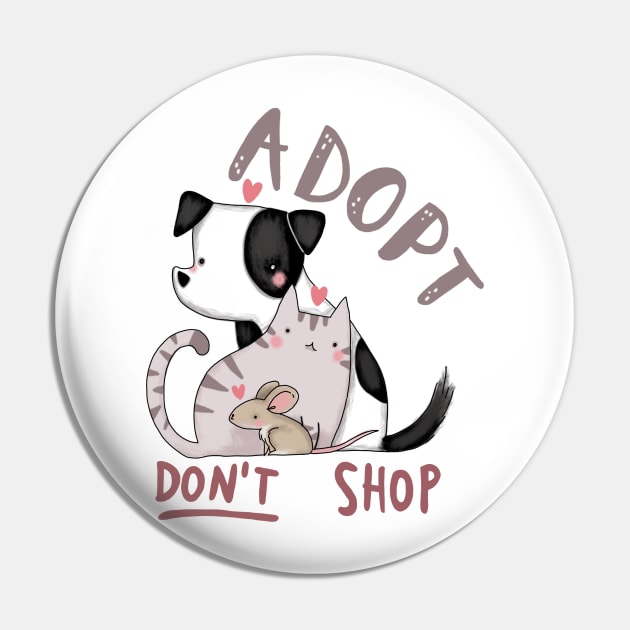 Adopt don't shop Pin by violinoviola