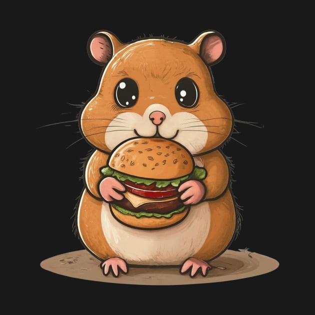 Hamster burger art by CANDD ART