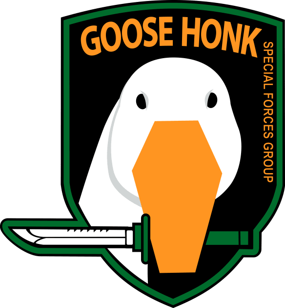 GOOSE HONK Kids T-Shirt by Vitaliy_Klimenko