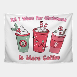 All I want for Christmas is more coffee Tapestry