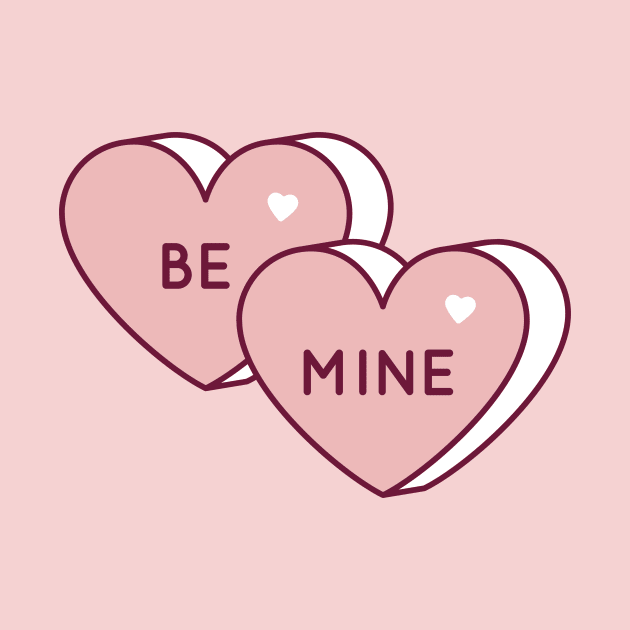 Be Mine Candy Hearts by SLAG_Creative