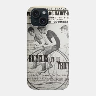 Vintage French Cycling Remixed Phone Case