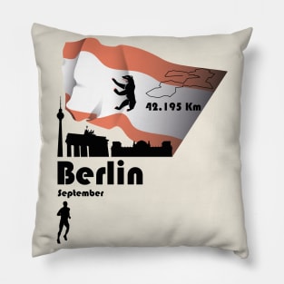 Berlin marathon  2.0 Pillow