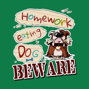 Homework-eating Dog T-Shirt