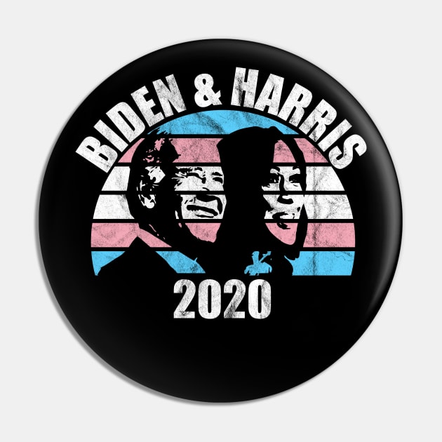 Joe Biden Kamala Harris 2020 Trans Flag Election Pin by GiftTrend