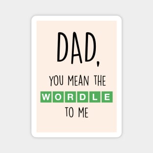 WORDLE DAD Magnet