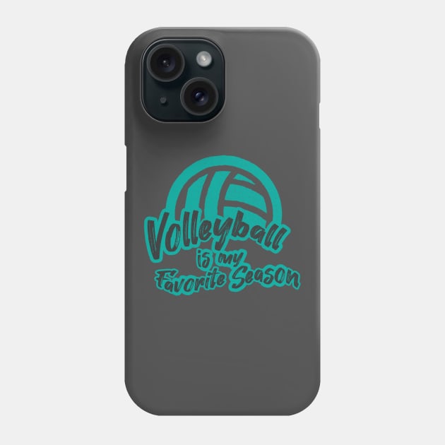 Volleyball Is My Favorite Season Phone Case by Commykaze