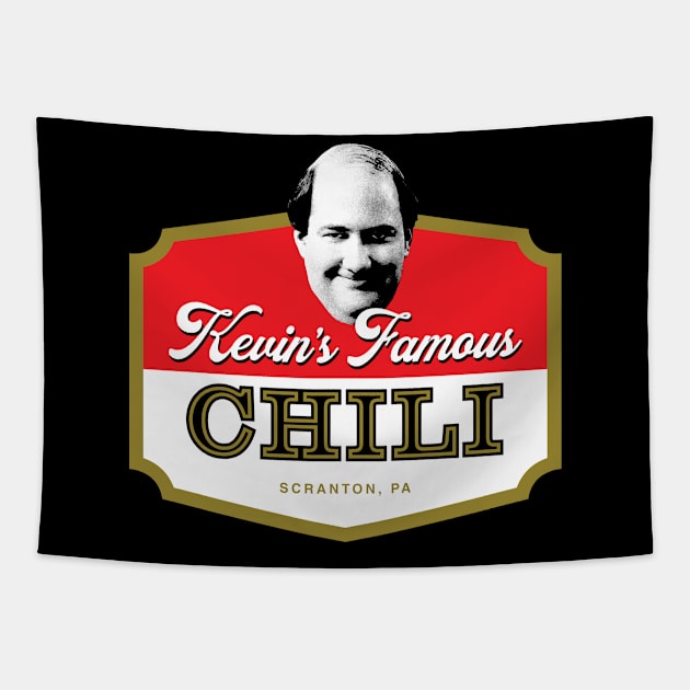 Kevin's Famous Chili Tapestry by huckblade