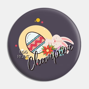 Egg hunt champion Shirt Pin