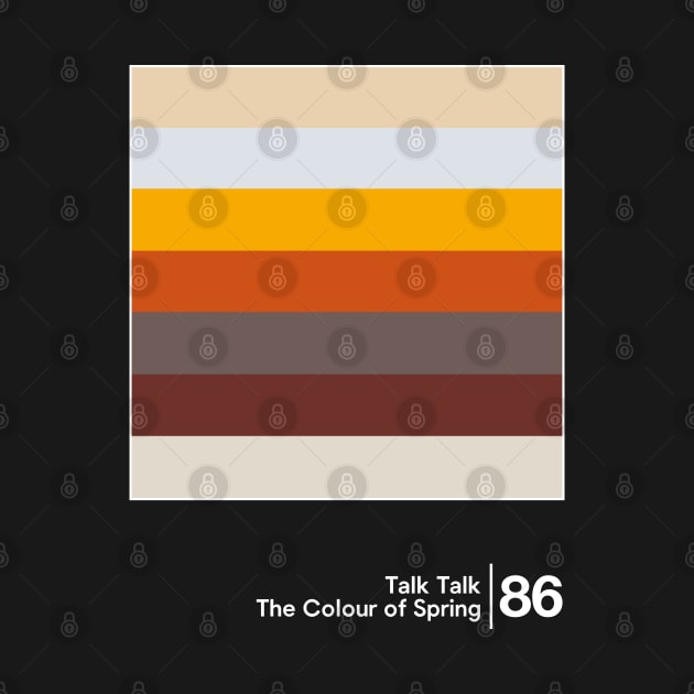 Talk Talk - The Colour Of Spring / Minimal Style Graphic Artwork Design by saudade