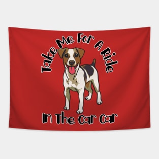 Dog - Take Me For A Ride In The Car Car Tapestry