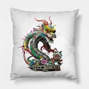 Junk Dada Dragon series v14 Pillow