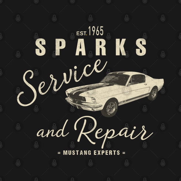 SPARKS Mustang by © Buck Tee Originals by Buck Tee