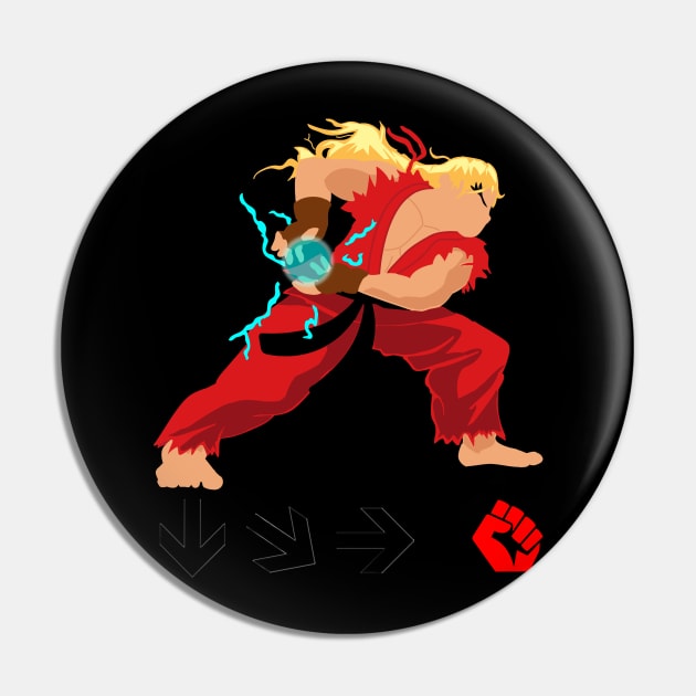 Street fighter Pin by Drawin4U