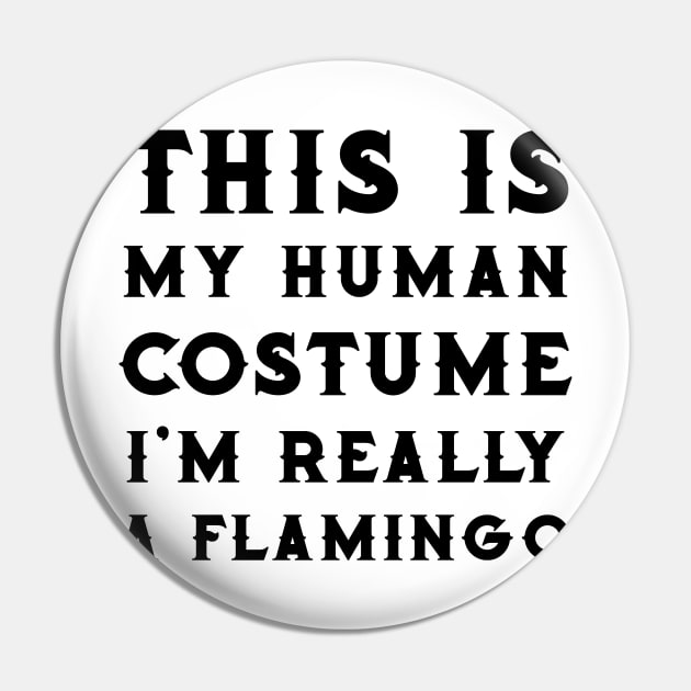 Flamingo Halloween Costume Funny Women Or Girls Pin by macshoptee