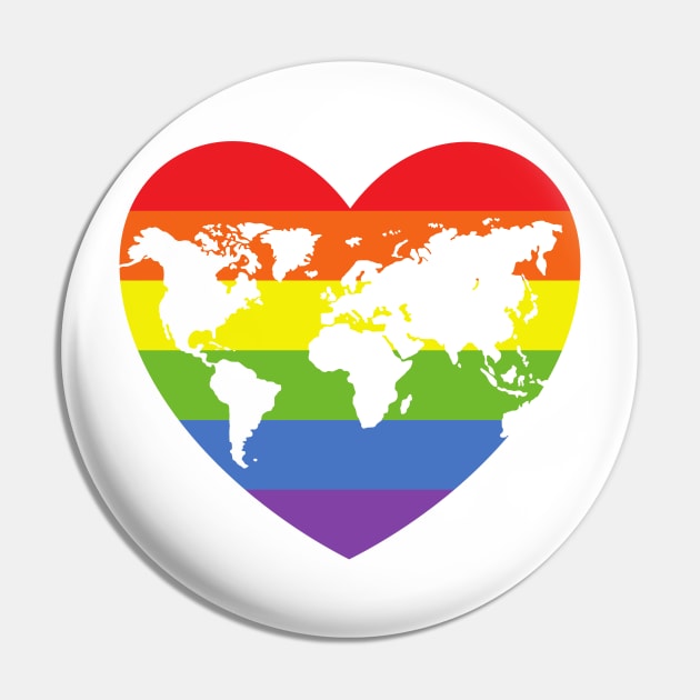 Love Gay Pin by Medita na Cor