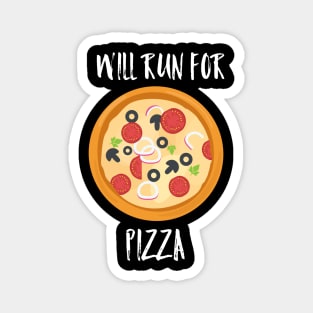 Will run for pizza Magnet