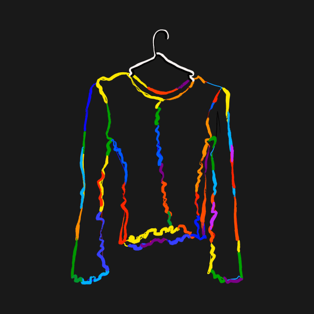 Pop Art Fashion Clothing Silhouette by thecolddots