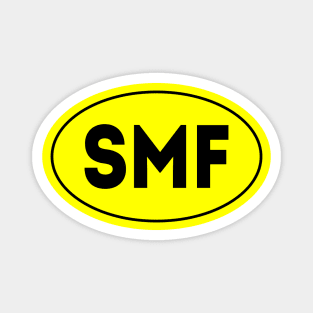 SMF Airport Code Sacramento International Airport USA Magnet