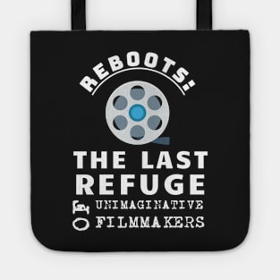 Funny Gift for Film Critic About Film Reboots Tote