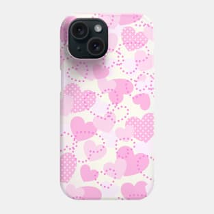 Beautiful valentine background pattern Phone Case