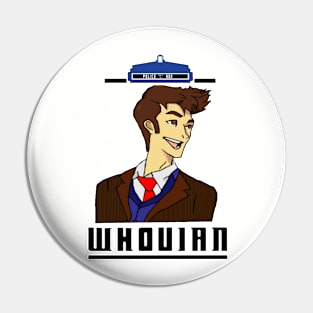 David Tennant / Whovian Pin