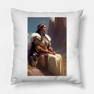 Spirit of the Falcon Pillow