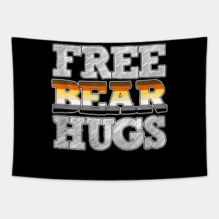 Gay Bear Shirt Pride Flag Free Bear Hugs T Shirt Gift Tapestry