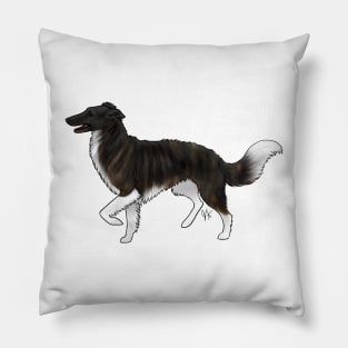 Dog - Silken Windhound - Brindle Pillow