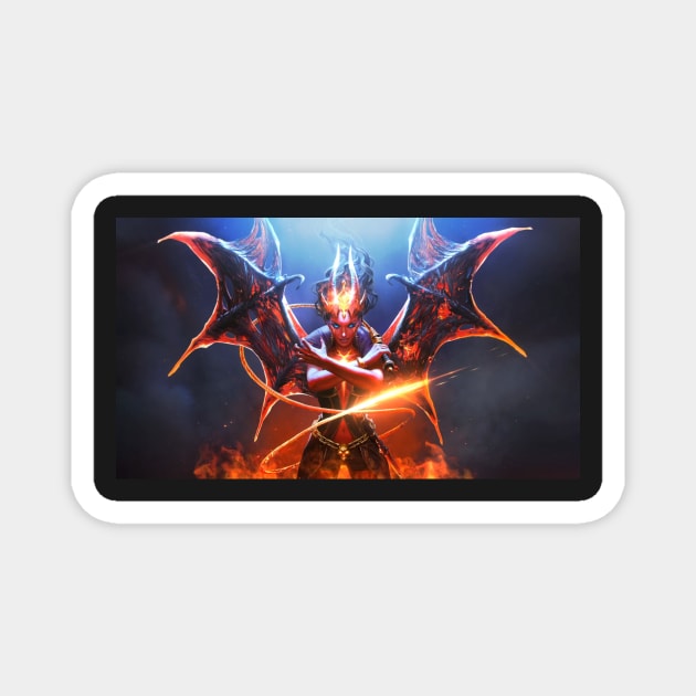 Dota Queen of Pain - Best Selling Magnet by bayamba