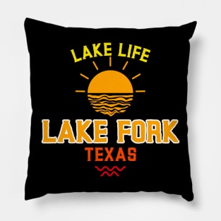 LAKE FORK TEXAS T-SHIRT Pillow