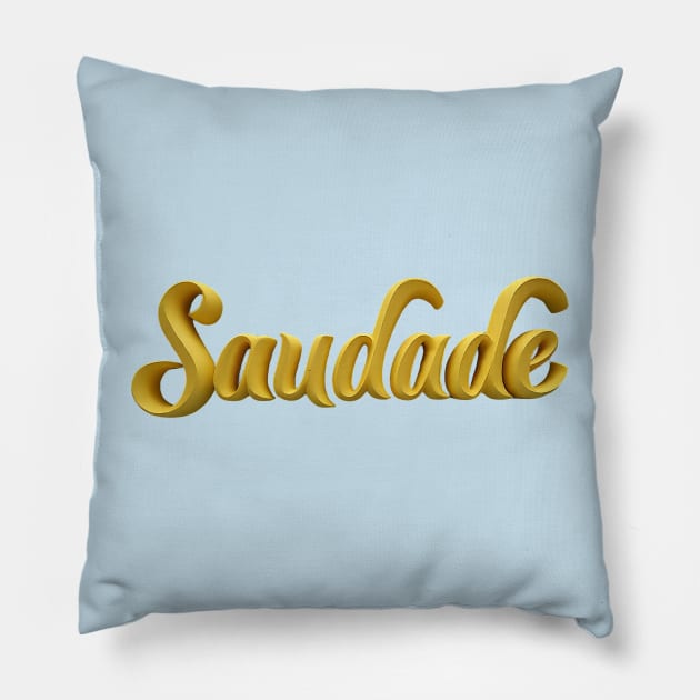 Saudade Pillow by Sobalvarro