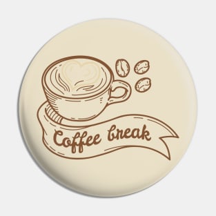 Coffee Break Pin