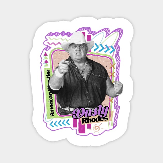 Dusty Rhodes - Pro Wrestler Magnet by PICK AND DRAG