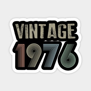 Vintage 1976 44rd Birthday Gift idea Men Women Magnet