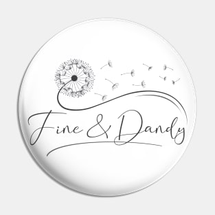 Fine & Dandy with Dandelion Seeds Pin