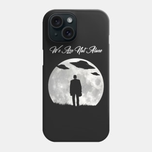 Alien Abduction - UFO We are not alone Gift print Phone Case