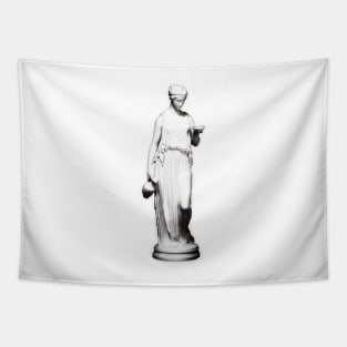 Greek ancient woman statue Tapestry