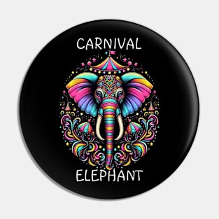 Vibrant Elephant: A Colorful Transformation Pin