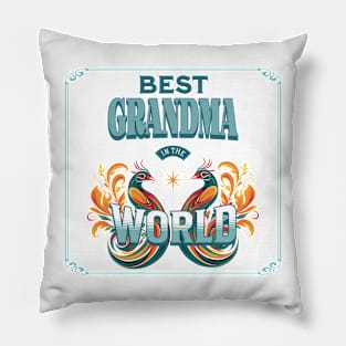 Best Grandma in the World Pillow